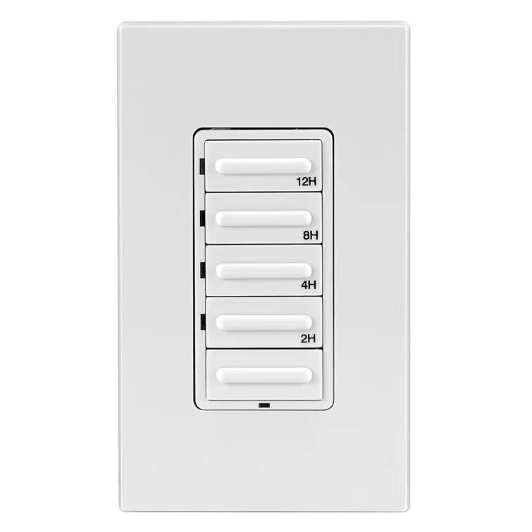 Leviton 001-LTB12-1LZ 20 Tamper Resistant Push Button Light Switch