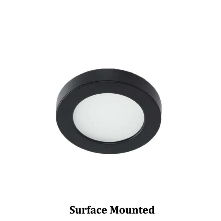 Edge Lit LED Under Cabinet Recessed Light, 3000K Color Temperature