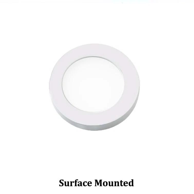 HR90 LED Edge Recessed Button Light Trim, 2700K Color Temperature