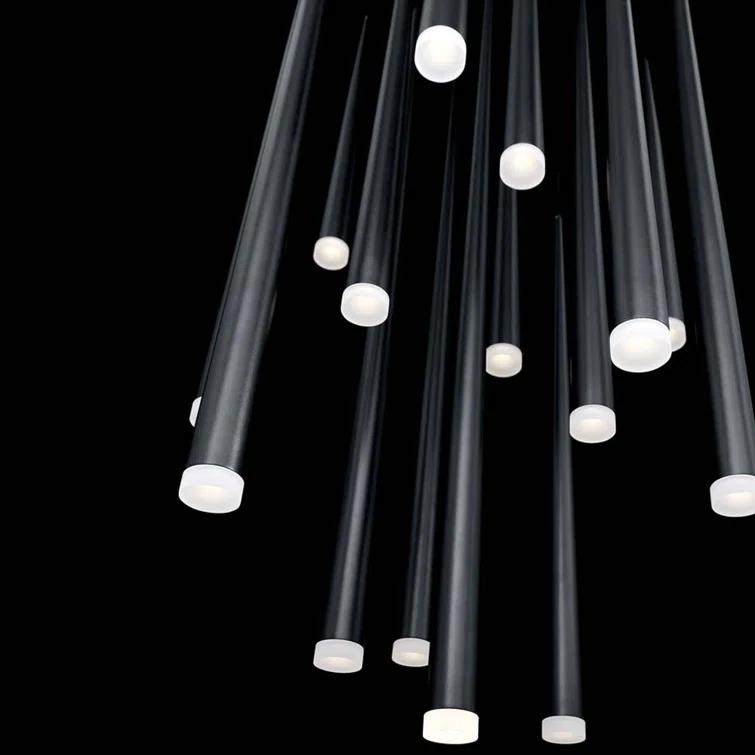 Cascade 15 - Light Dimmable LED Tiered Chandelier