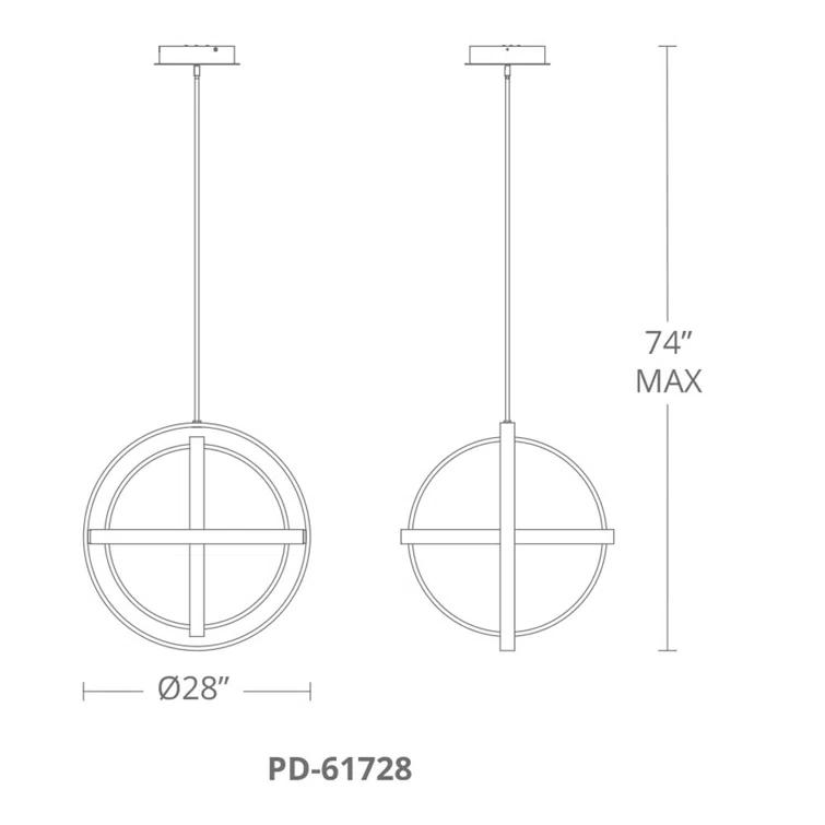 Modern Forms Kinetic Dimmable LED Globe Chandelier