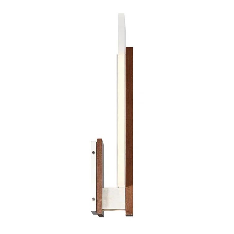 Stem Wood LED Armed Sconce
