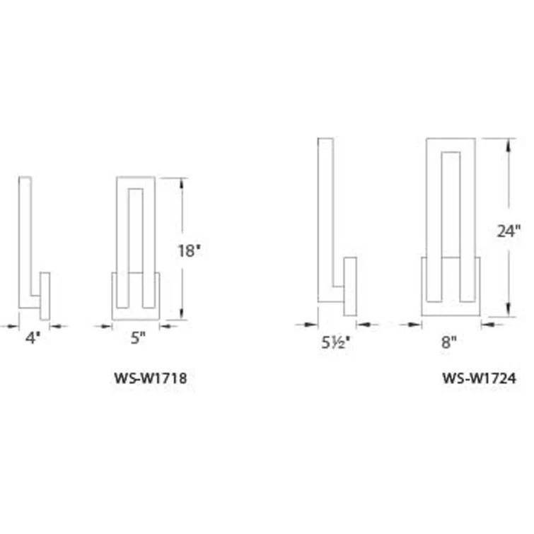Forq Aluminum LED Wall Light