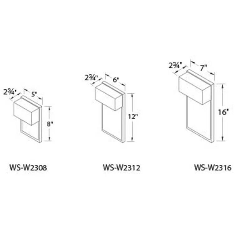 Hiline Aluminum LED Wall Light