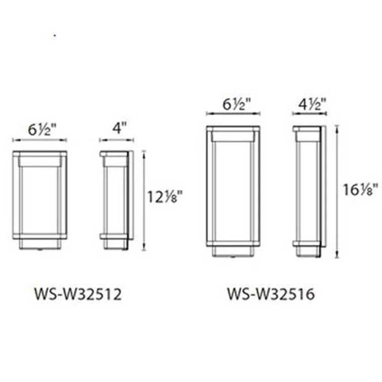 Modern Forms Vitrine Aluminum LED Wall Light