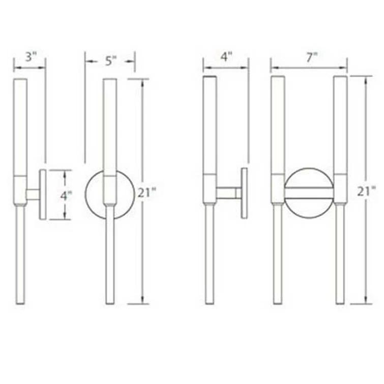 Magic Dimmable LED Bath Sconce