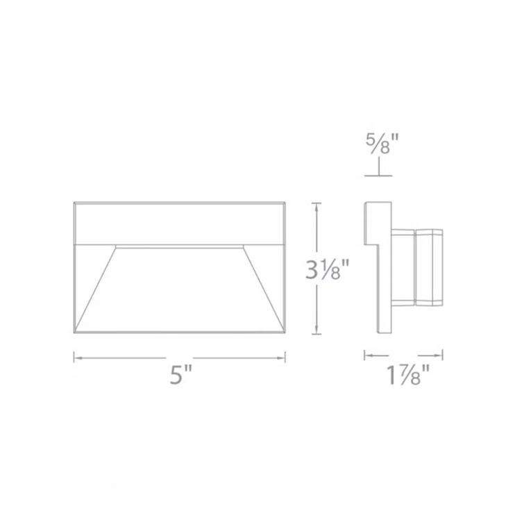 Integrated LED Metal Step Light