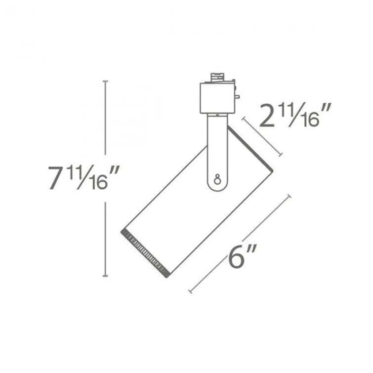 Silo LED Adjustable Track Head