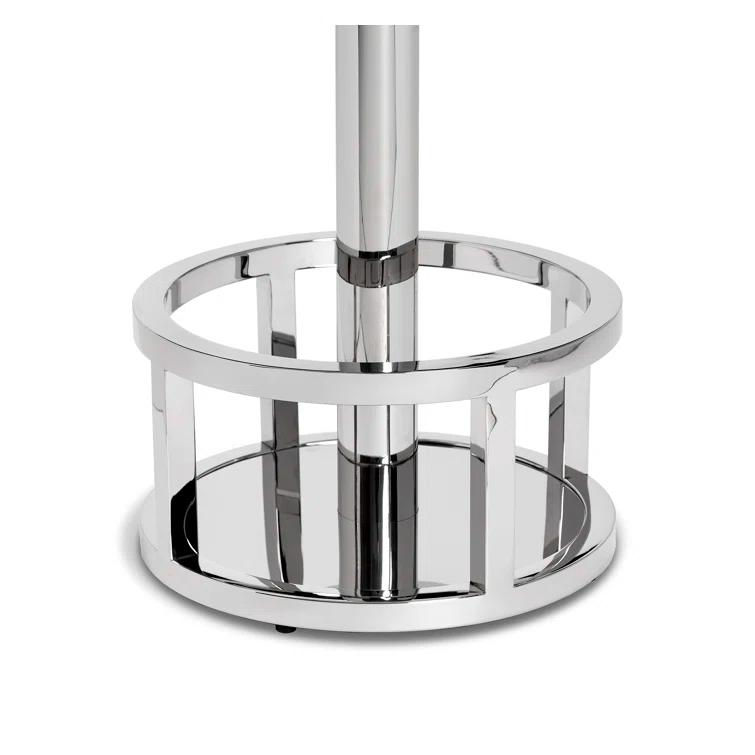 Drake Swivel Upholstered Counter Stool with Metal Frame