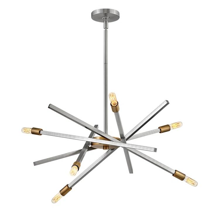 Archer 6-Light Sputnik Articulating Single Tier Chandelier