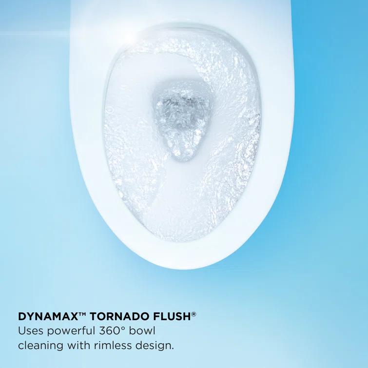 Washlet® Dual-Flush Elongated Wall-Mounted with High Efficiency Flush (Seat Included)