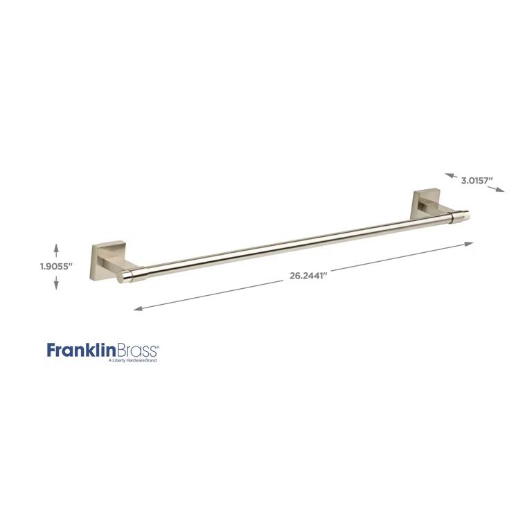 Franklin Brass Maxted 24" Wall Mounted Towel Bar MAX24-SN