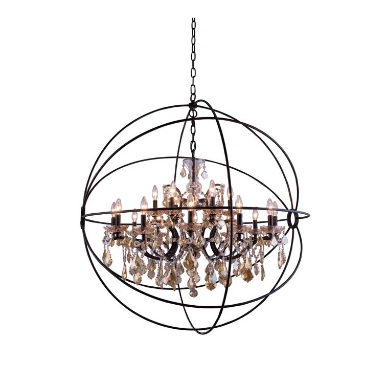 Svante 18 - Light Dimmable Globe Chandelier