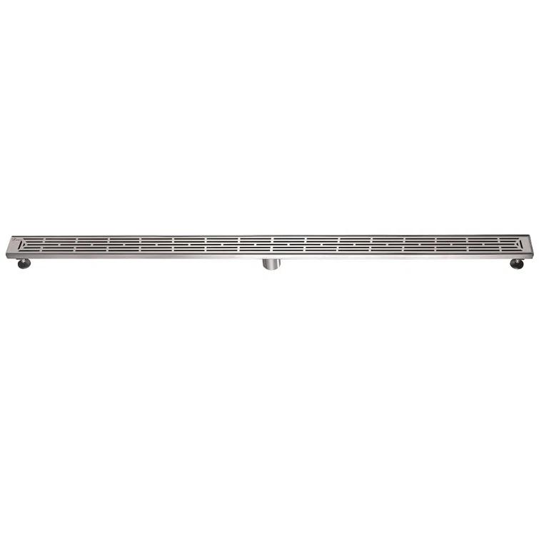 304 Stainless Steel Rectangle Shower Invisible Long Linear Floor Drain