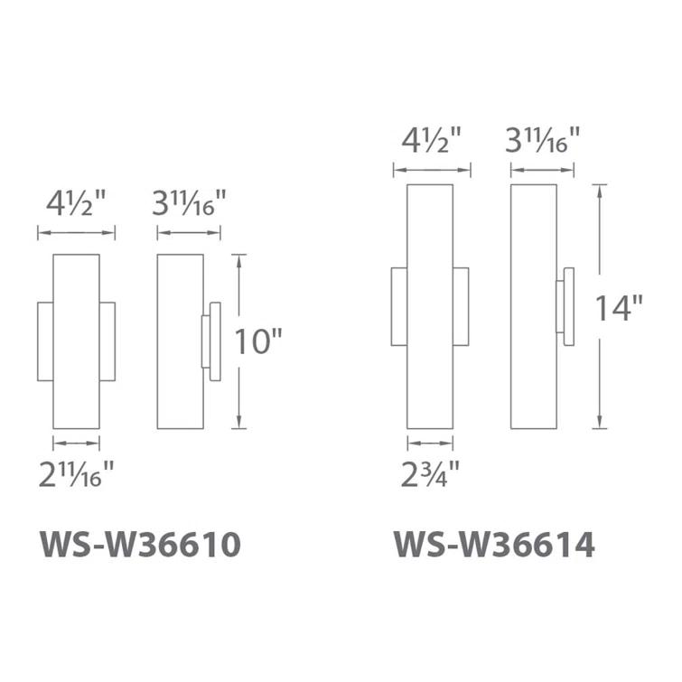 Caliber LED Outdoor Armed Sconce