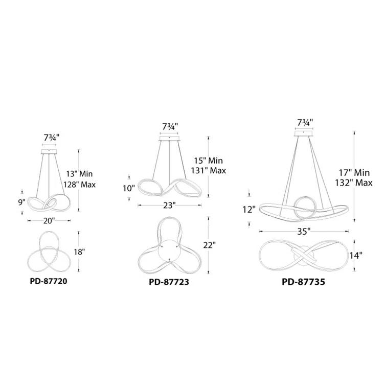 Vornado 1 - Light LED Pendant