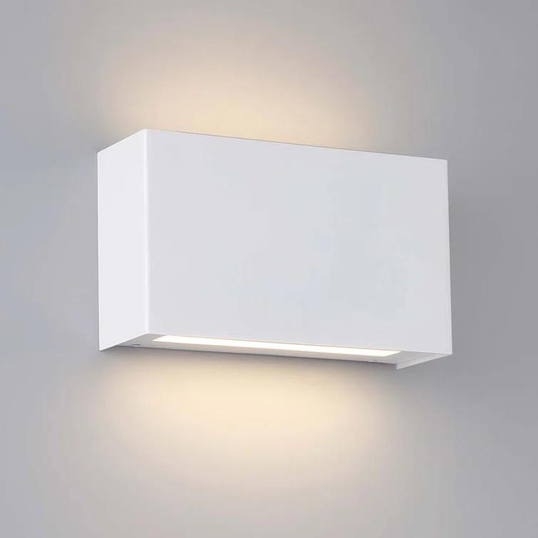 White Dimmable Energy Star Battery Wall Sconce