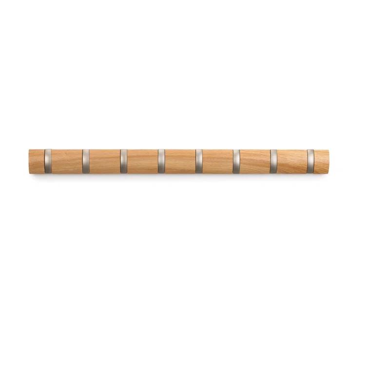 Flip 8 - Hook Solid Wood Coat Rack