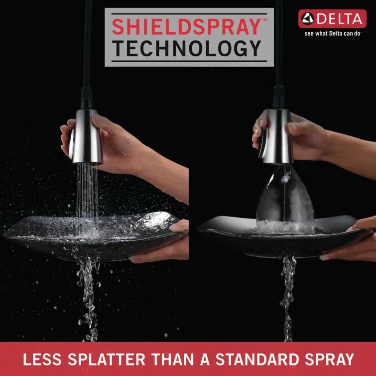 Mateo Pull Down Touch Single Handle Kitchen Faucet with MagnaTite® Docking and Touch2O® Technology