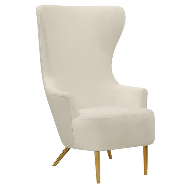 Julia Velvet Wingback Chair