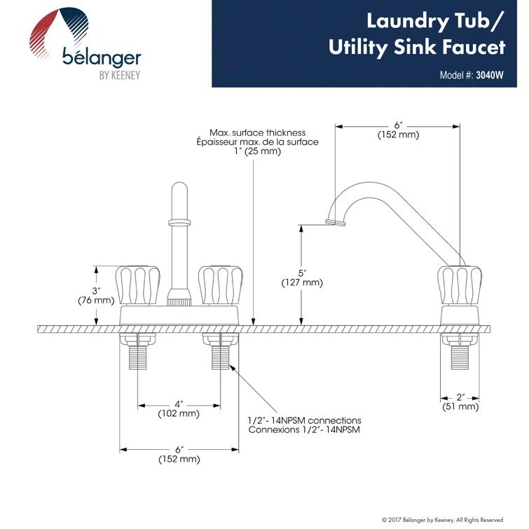 Bélanger Centerset Laundry Faucet