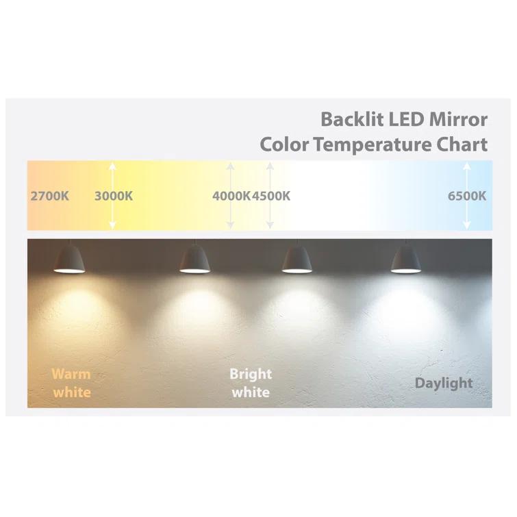 Glass LED Wall Mirror