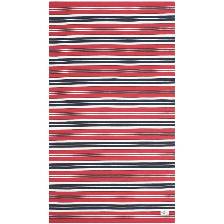 Leopold Lauren Ralph Lauren Flat Weave Performance Striped Rug