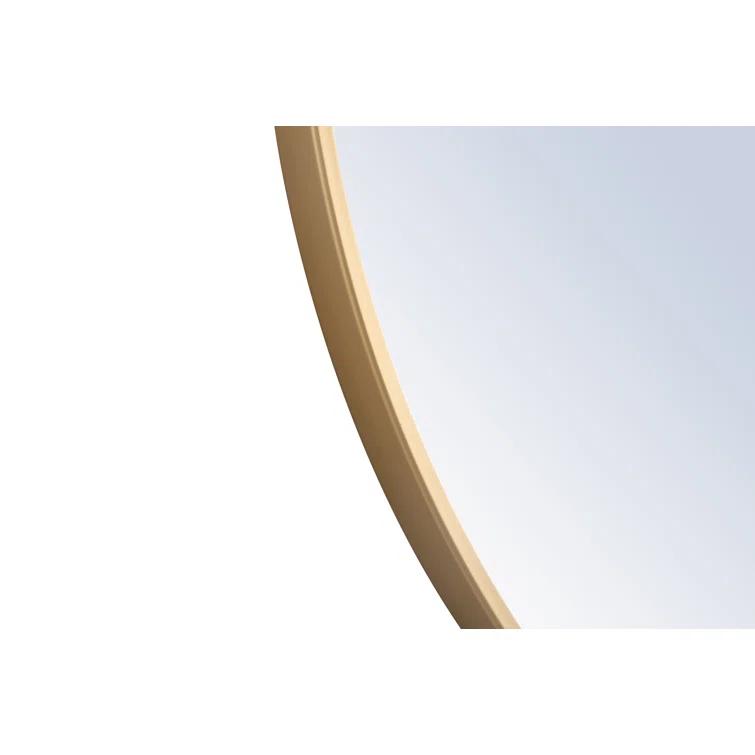 Sabine Metal Round Wall Mirror