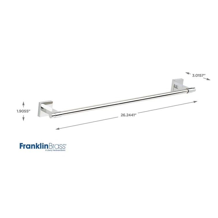 Franklin Brass Maxted 24" Wall Mounted Towel Bar MAX24-PC
