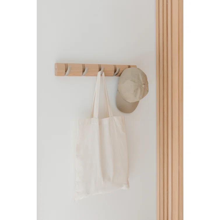 Flip 5 - Hook Solid Wood Coat Rack
