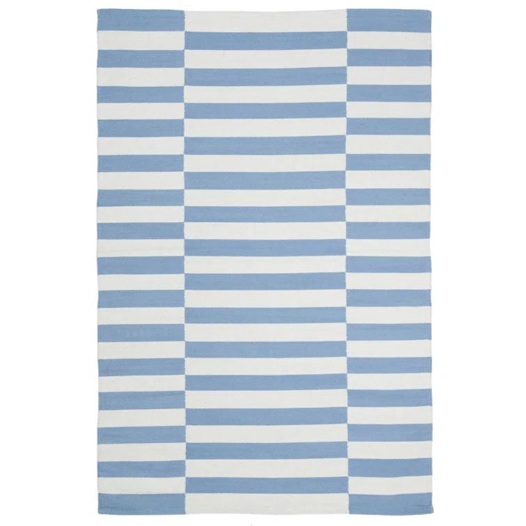 Ludlow Lauren Ralph Lauren Flat Weave Cotton Striped Rug