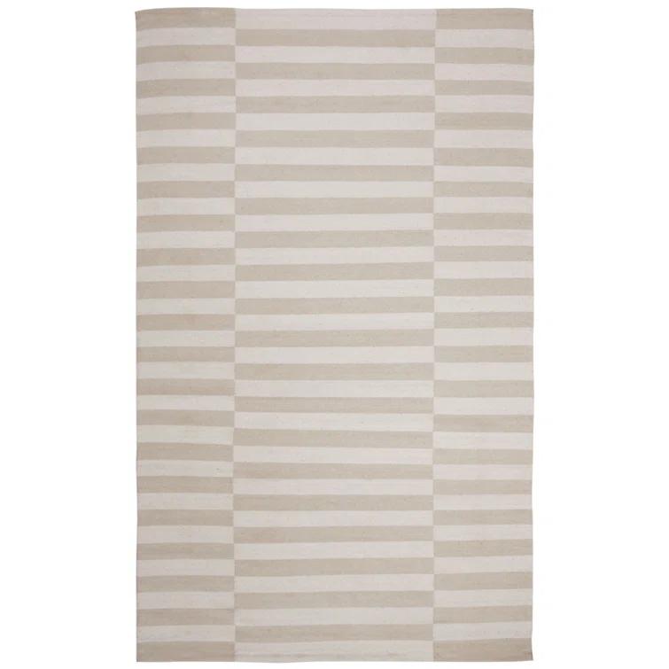 Ludlow Lauren Ralph Lauren Flat Weave Cotton Striped Rug