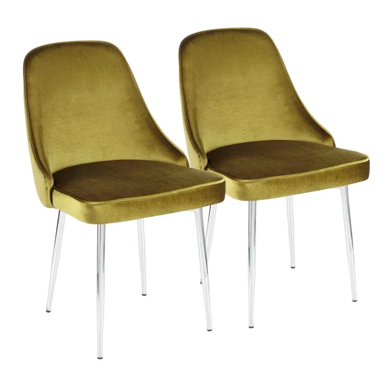 Stanca 20'' H Velvet Upholstered Side Chair