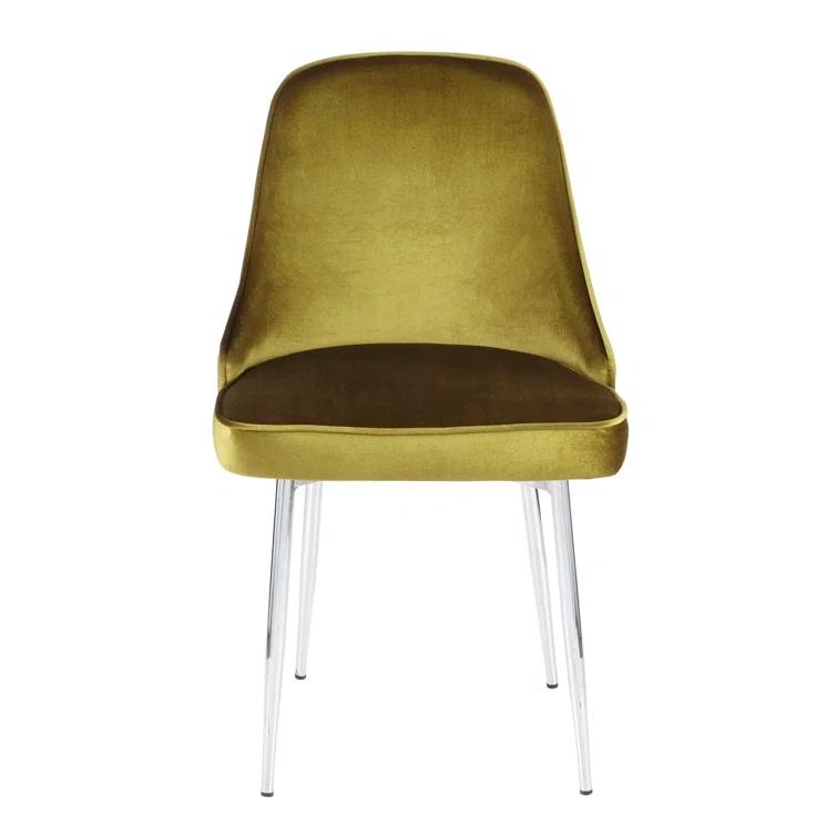 Stanca 20'' H Velvet Upholstered Side Chair
