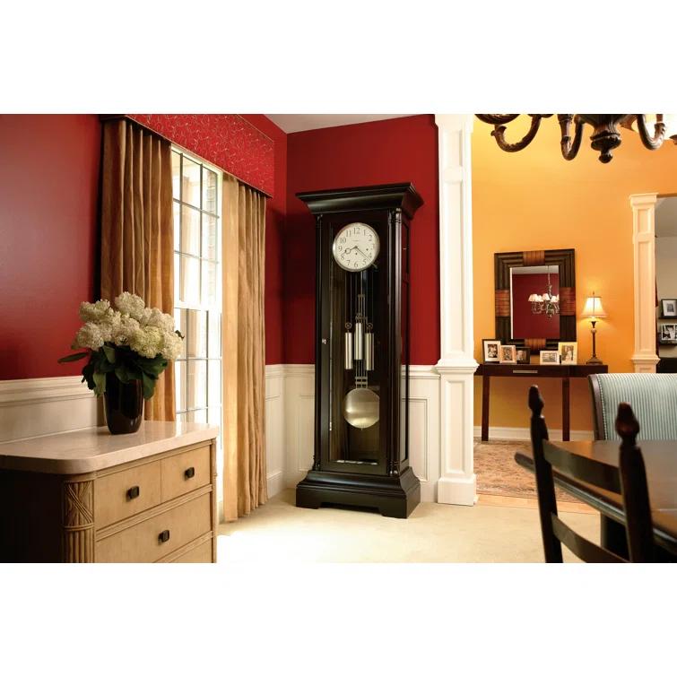 Howard Miller® Seville 83'' H Solid + Manufactured Wood Grandfather Clock