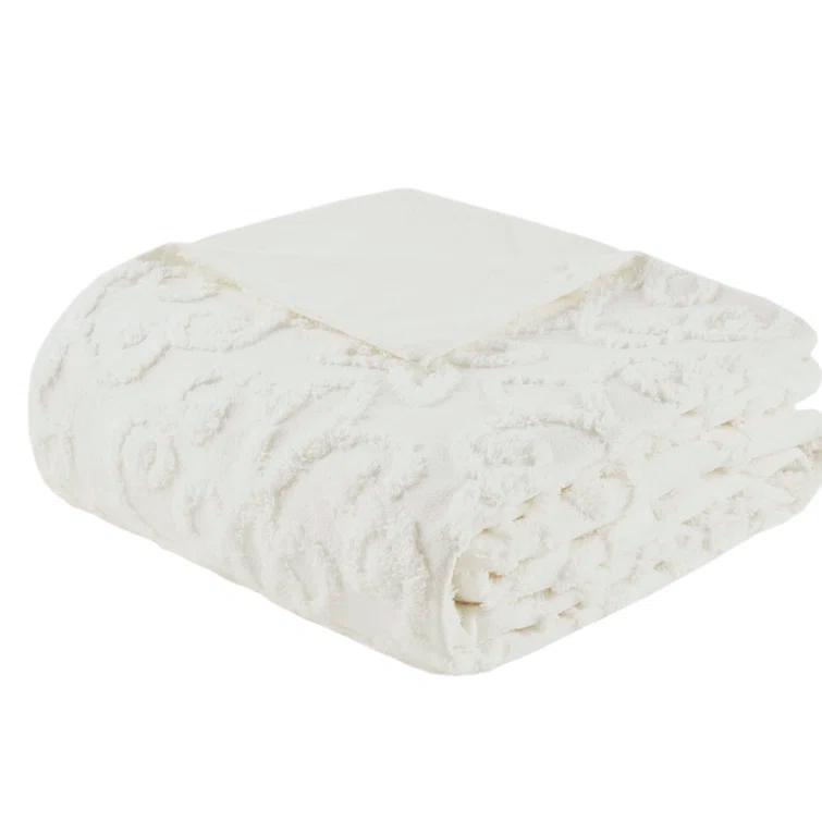 Kelly Clarkson Home Emberly Tufted Cotton Chenille Duvet Cover Set