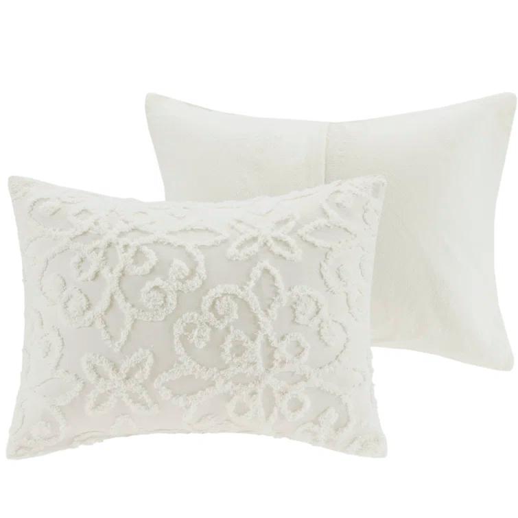 Kelly Clarkson Home Emberly Tufted Cotton Chenille Duvet Cover Set