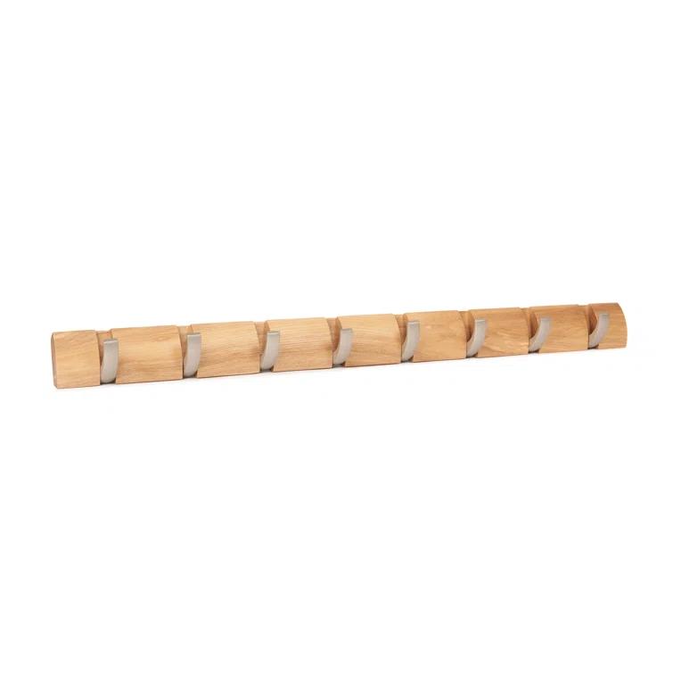 Flip 8 - Hook Solid Wood Coat Rack