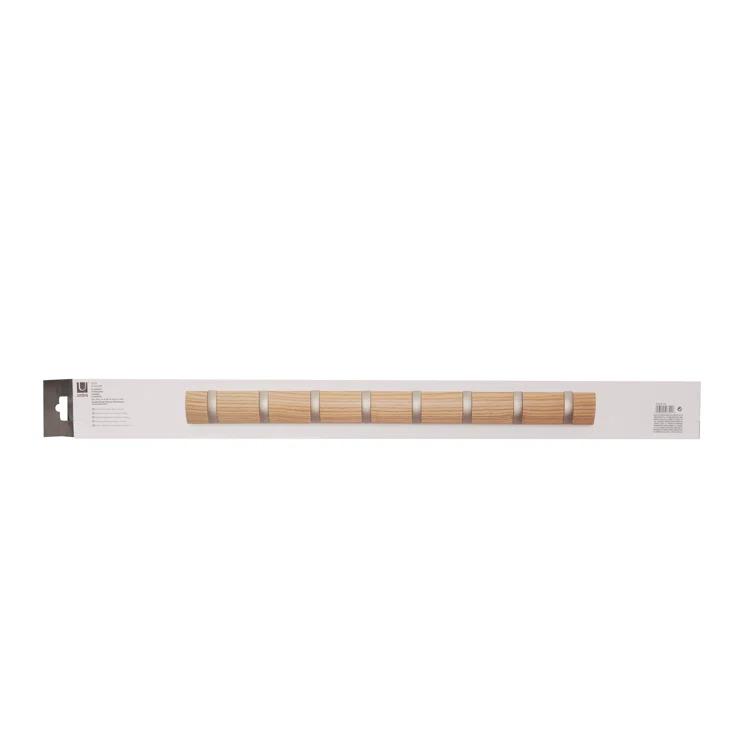 Flip 8 - Hook Solid Wood Coat Rack