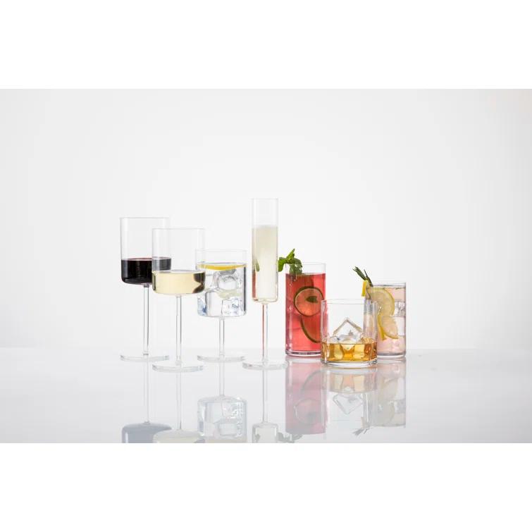 Modo 13.5 oz. Crystal White Wine Glass