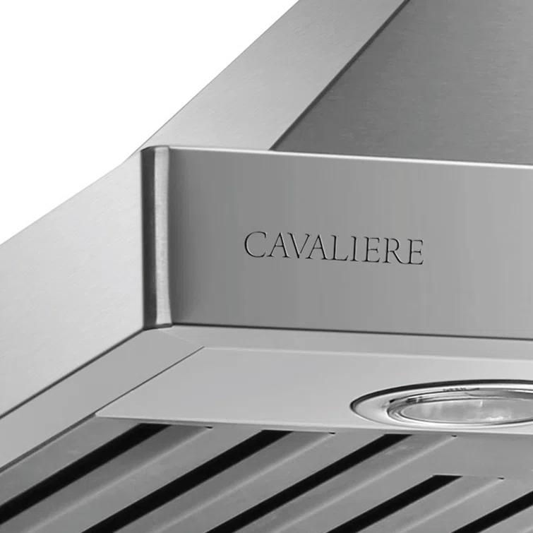 CAVALIERE 30" inch 462 CFM Convertible Digital Wall Mount Range Hood Included Charcoal Filter in Stainless Steel