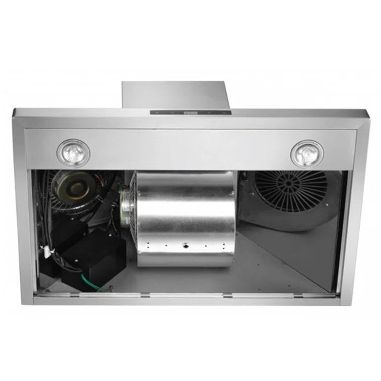 CAVALIERE 30" inch 462 CFM Convertible Digital Wall Mount Range Hood Included Charcoal Filter in Stainless Steel