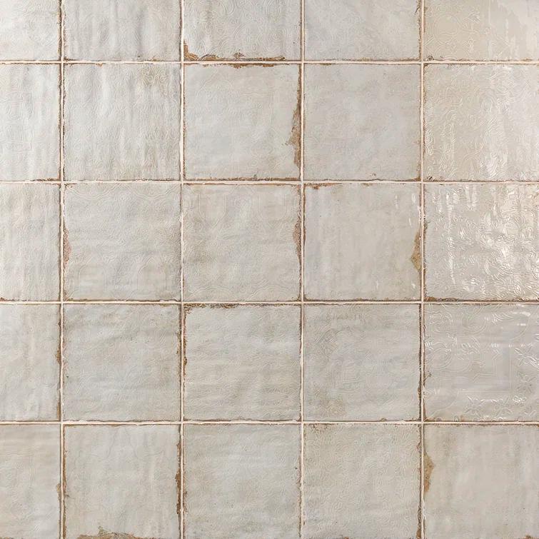 Angela Harris Harbour Tirreno Décor 8" x 8" Ceramic Floor and Wall Tile