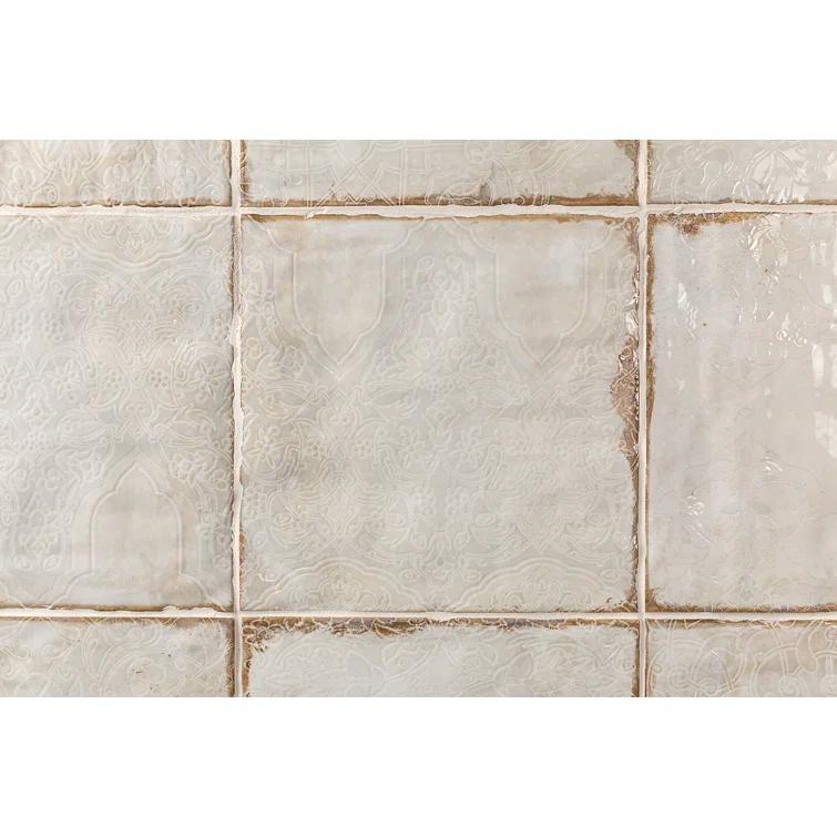 Angela Harris Harbour Tirreno Décor 8" x 8" Ceramic Floor and Wall Tile