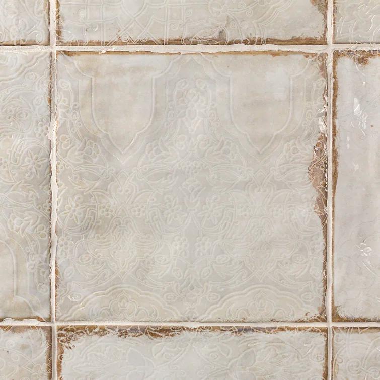 Angela Harris Harbour Tirreno Décor 8" x 8" Ceramic Floor and Wall Tile