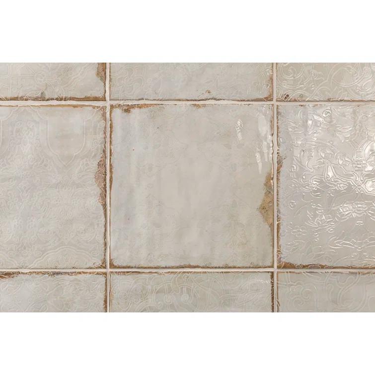 Angela Harris Harbour Tirreno Décor 8" x 8" Ceramic Floor and Wall Tile