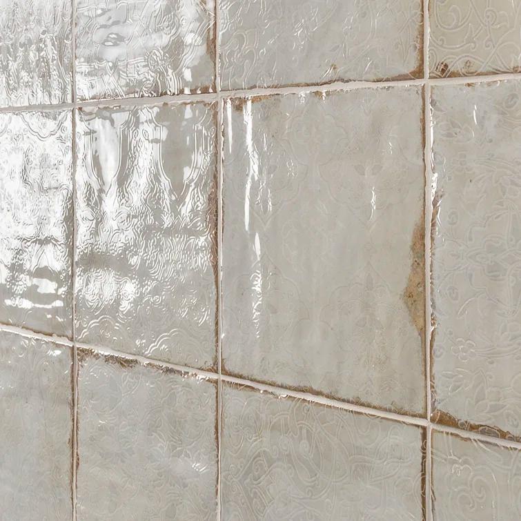 Angela Harris Harbour Tirreno Décor 8" x 8" Ceramic Floor and Wall Tile