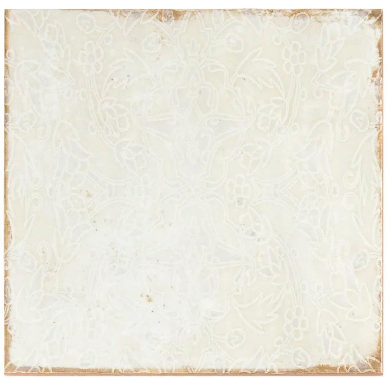 Angela Harris Harbour Tirreno Décor 8" x 8" Ceramic Floor and Wall Tile