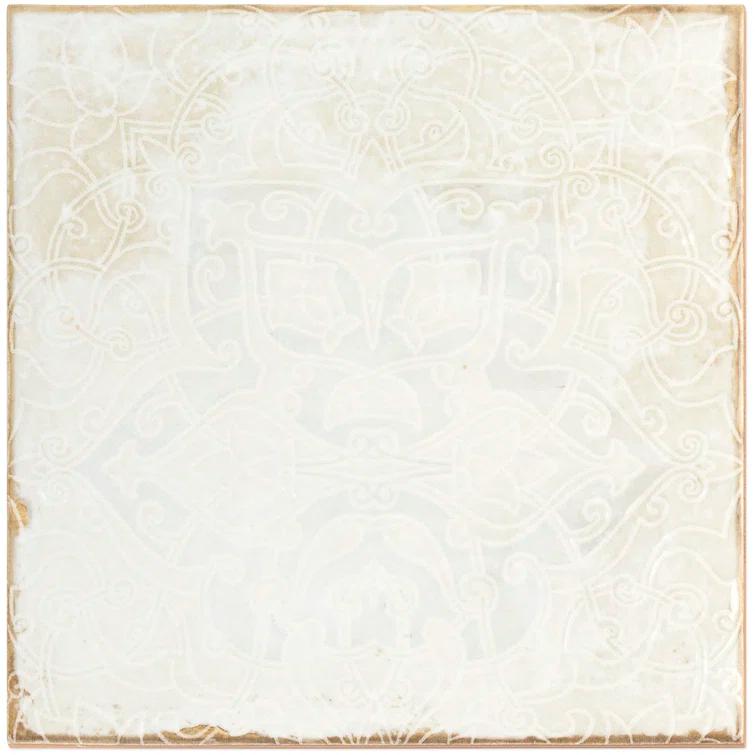 Angela Harris Harbour Tirreno Décor 8" x 8" Ceramic Floor and Wall Tile