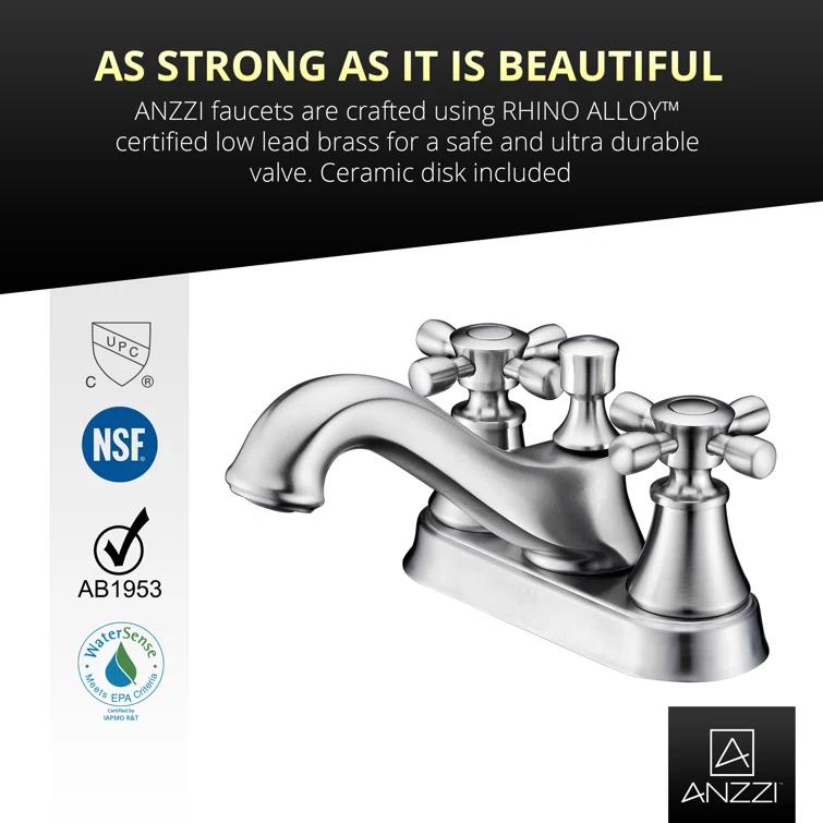 Major Centerset 2-handle Bathroom Faucet with Drain Assembly